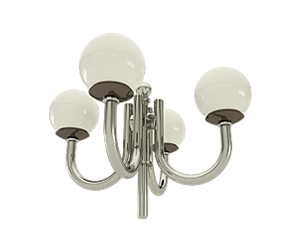 Кронштейн торшерный четырехрожковый