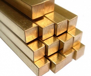 Латунный квадрат ЛО62-1