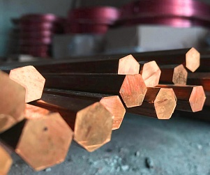 Шестигранник медный М0б