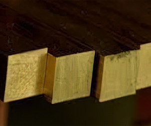 Латунный квадрат ЛС63-3