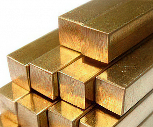 Латунный квадрат ЛЖС58-1-1