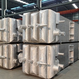 Алюминиевый пластинчато-ребристый теплообменник